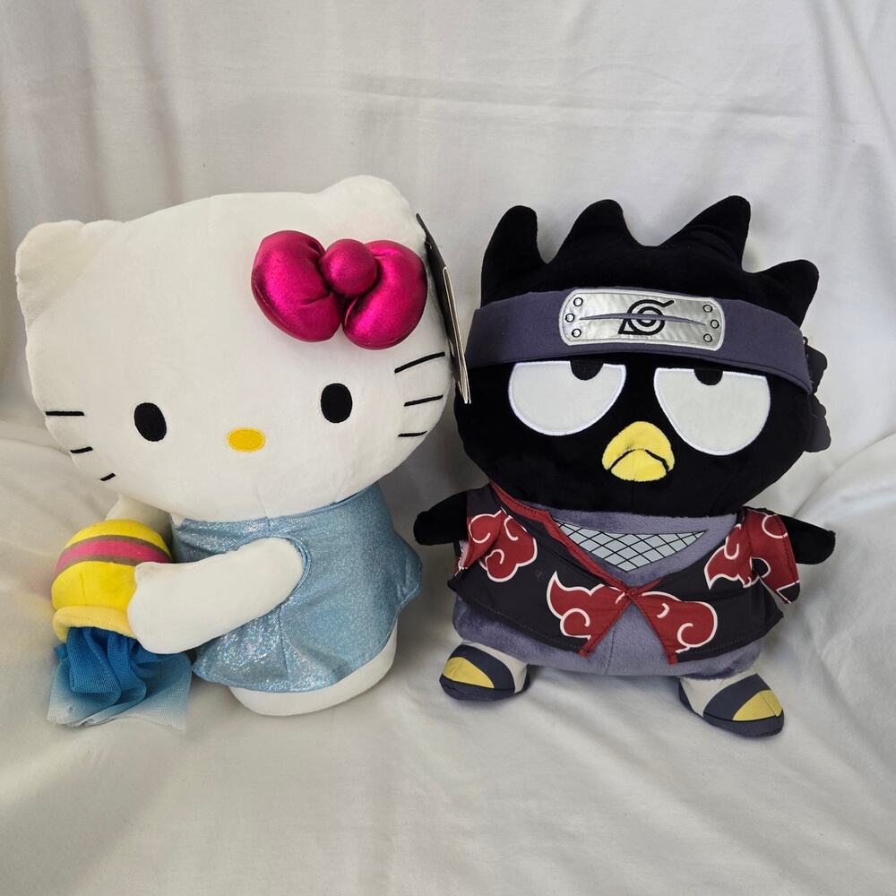 NWT Hello Kitty Zodiac Aquarius Naruto Shippuden Badtz-Maru Itachi Plush